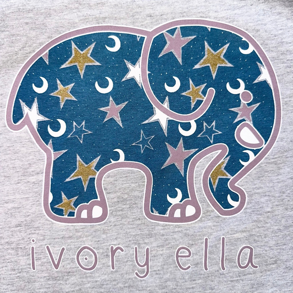 ivory ella Tops - NWOT Women’s Medium SS Ivory Ella Elephant Print Organic Cotton TShirt